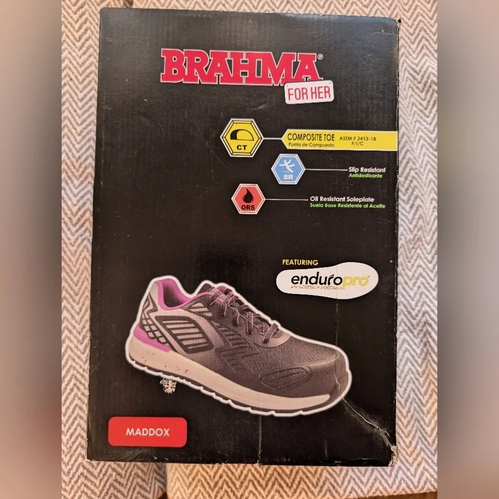 Brahma Women's Black and Purple Athletic Shoes